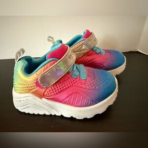 Skechers Kids Colorful Gradient Sneakers infant size 5